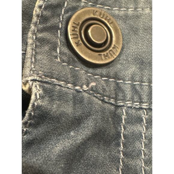 Kuhl KuhlDry Stretch Women's 12 Reg Blue Chino Stretch Pants Gorpcore Outdoor - Picture 2 of 8